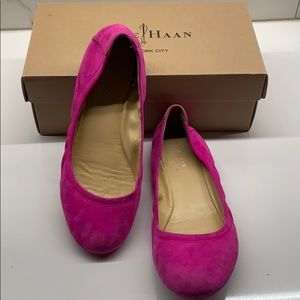 Cole Haan Pink Suede Ballet Flat